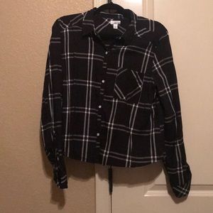 Cropped flannel